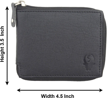 SAMTROH Artificial Leather Wallet (5 Card Slots)