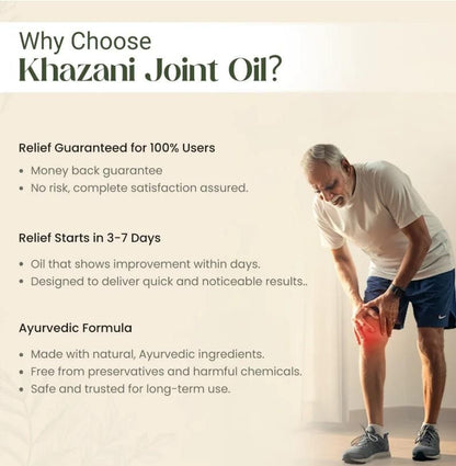 Khazani Joint Pain Relief Oil Pack of 2 (50 ml Each)