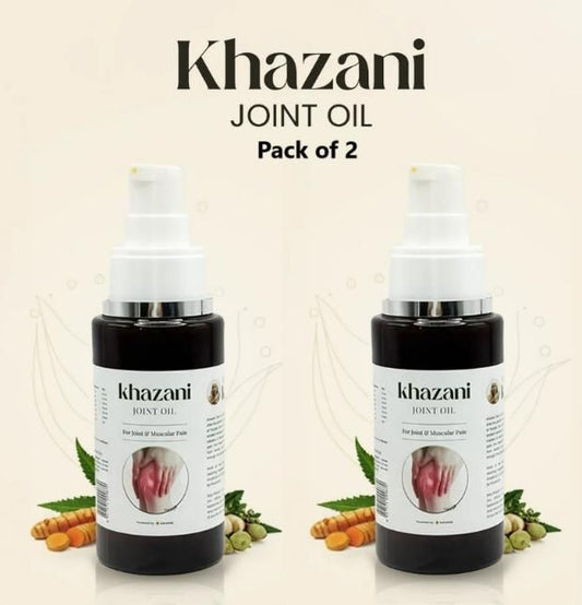 Khazani Joint Pain Relief Oil Pack of 2 (50 ml Each)