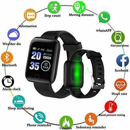 ID116 Plus Smart Fitness Smartwatch