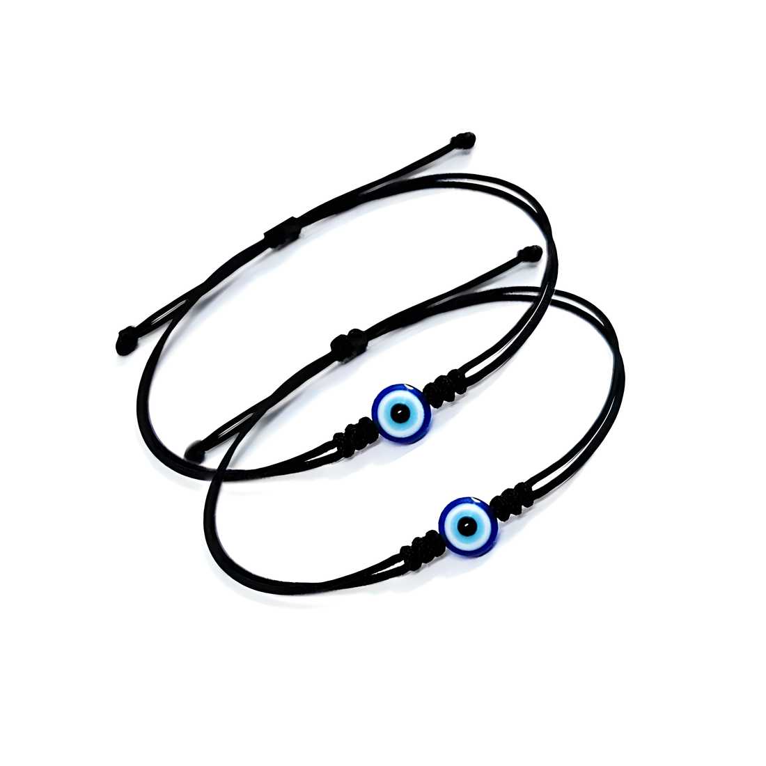 HANDMADE Evil Eye NAZAR DHAGA BRACELET ADJUSTABLE BRACELET FRIENDSHIP BAND FOR WOMEN MEN Nazar Bracelets 2 piece