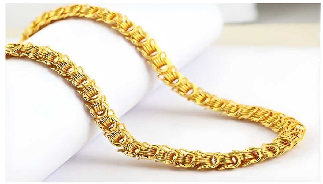 Trendy Gold Plated Mens Chain