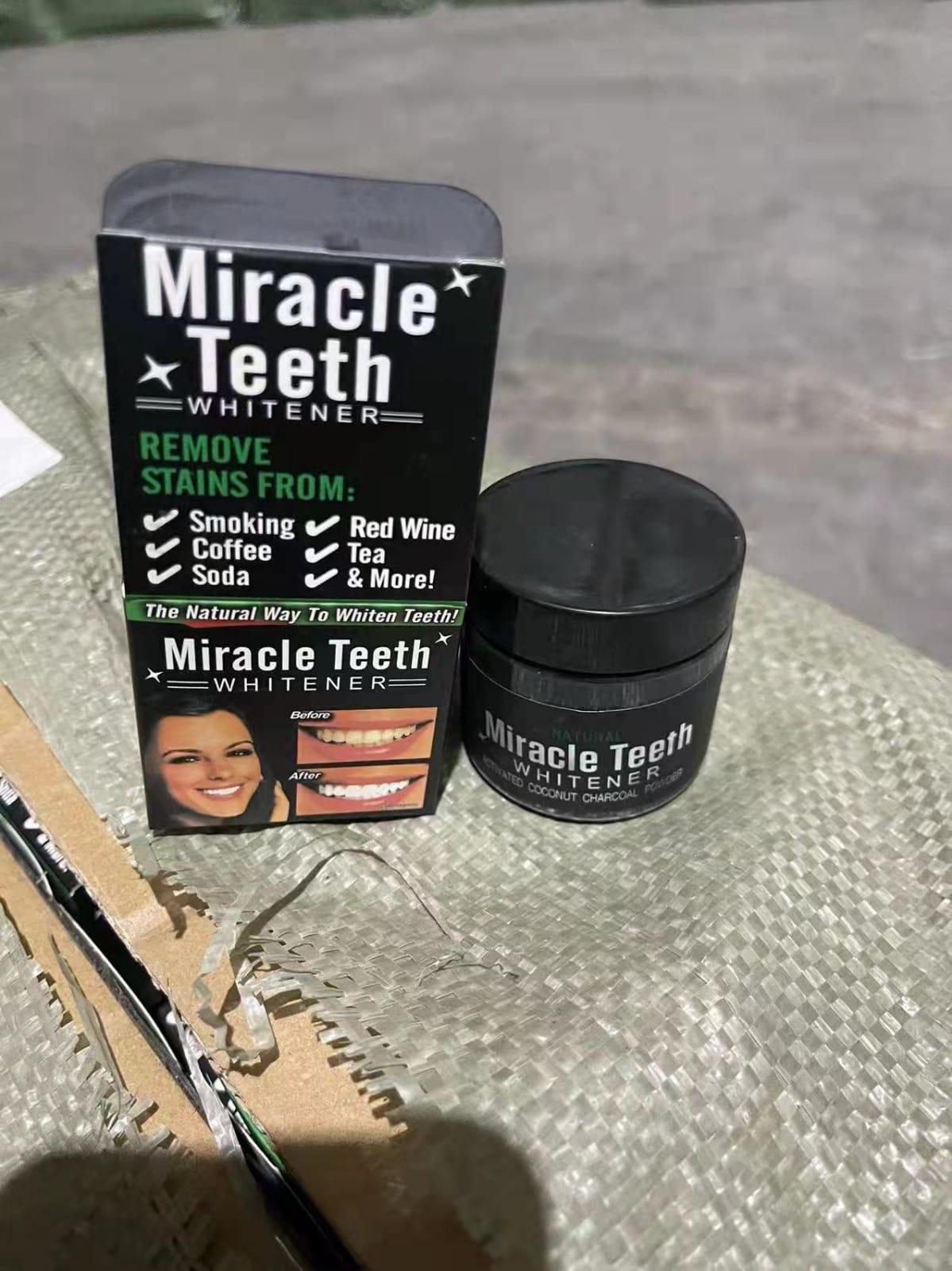 Teeth Cleaner Charcoal Natural Bleaching Organic Coconut Powder Proven To Remove Surface Stains